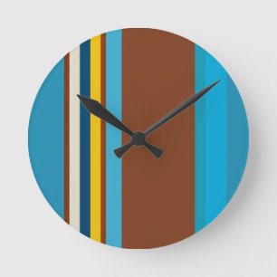 Southwest Stripes 12 Round Clock
