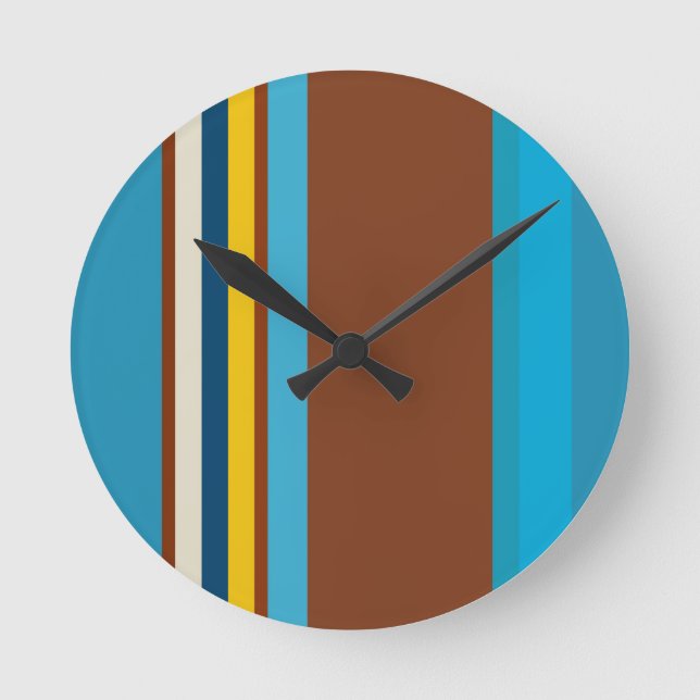 Southwest Stripes 12 Round Clock (Front)