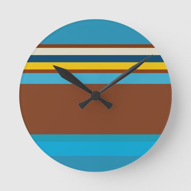 Southwest Stripes 12 Round Clock (Front)