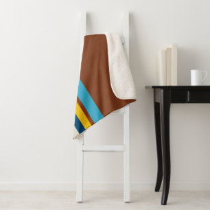 Southwest Stripes 12 Sherpa Blanket