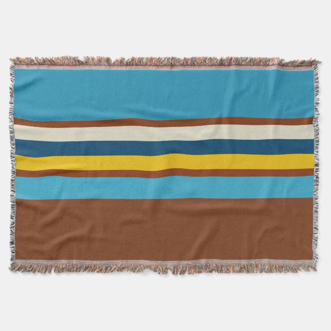 Southwest Stripes 12 Throw Blanket (Front)