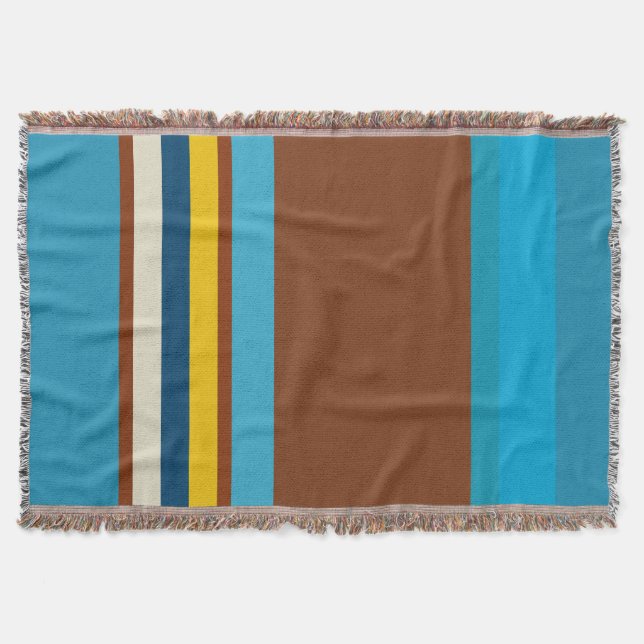 Southwest Stripes 12 Throw Blanket (Front)