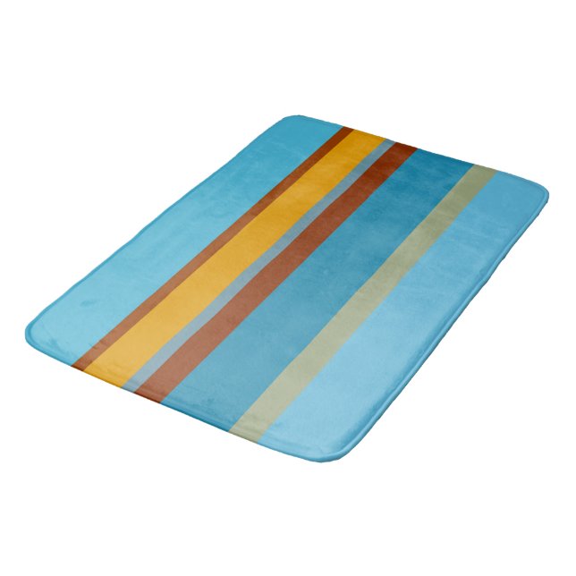 Southwest Stripes 15 Bath Mat (Angled)
