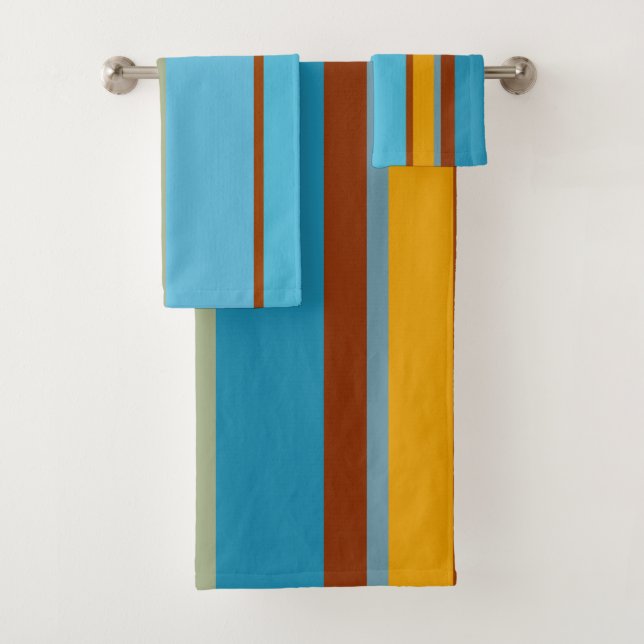 Southwest Stripes 15 Bath Towel Set (Insitu)