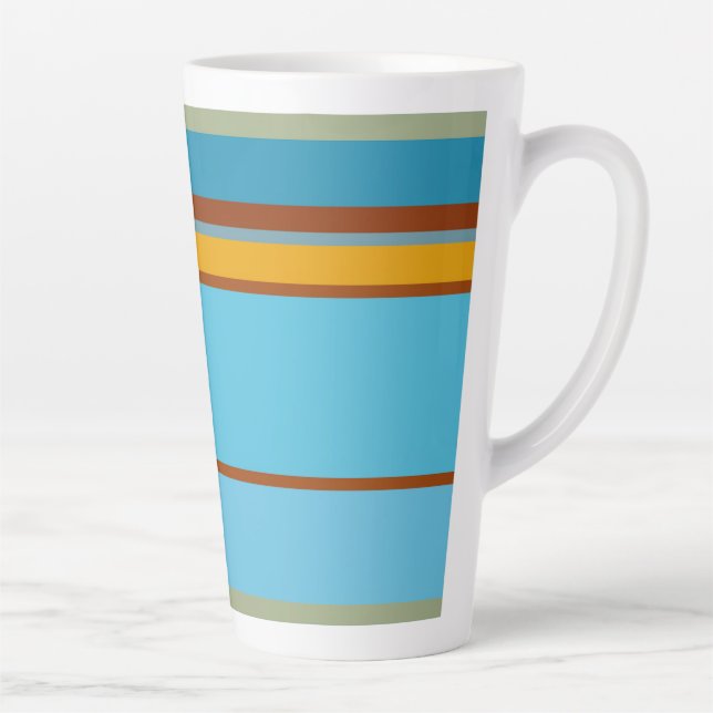 Southwest Stripes 15 Latte Mug (Right)