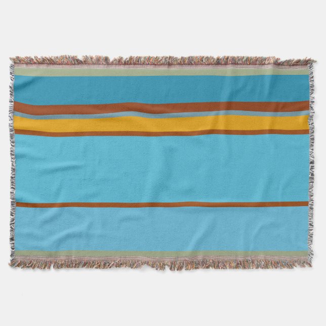 Southwest Stripes 15 Throw Blanket (Front)