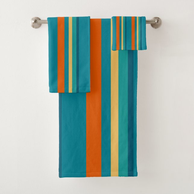 Southwest Stripes 16 Bath Towel Set (Insitu)