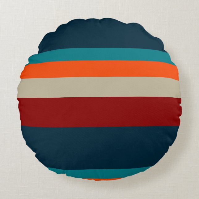 Southwest Stripes 17 Round Cushion (Front)