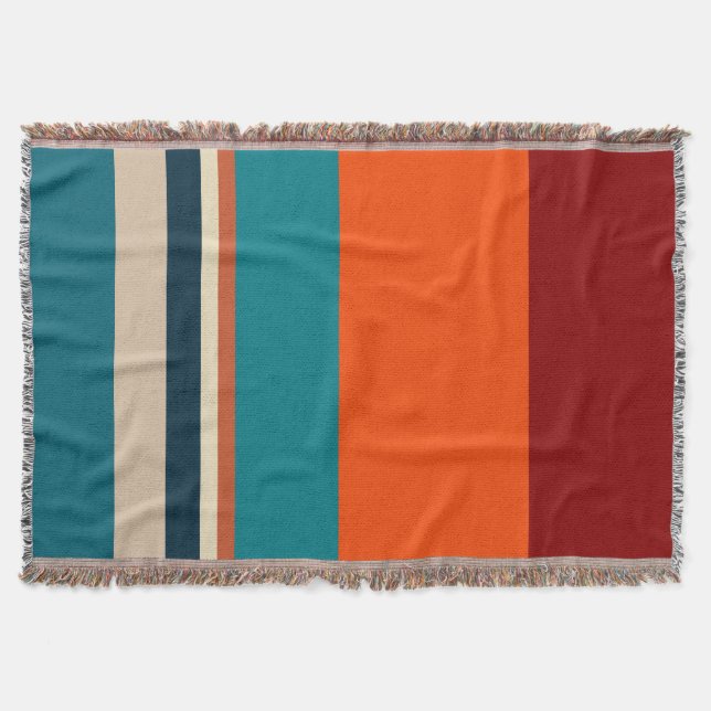 Southwest Stripes 19 Throw Blanket (Front)