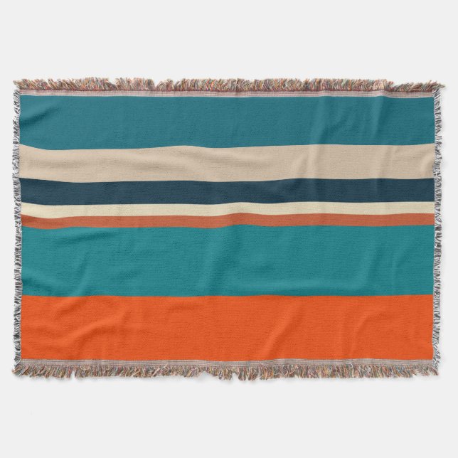 Southwest Stripes 19 Throw Blanket (Front)