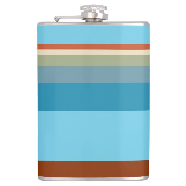 Southwest Stripes 23 Hip Flask (Front)