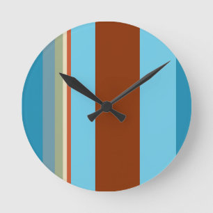 Southwest Stripes 23 Round Clock