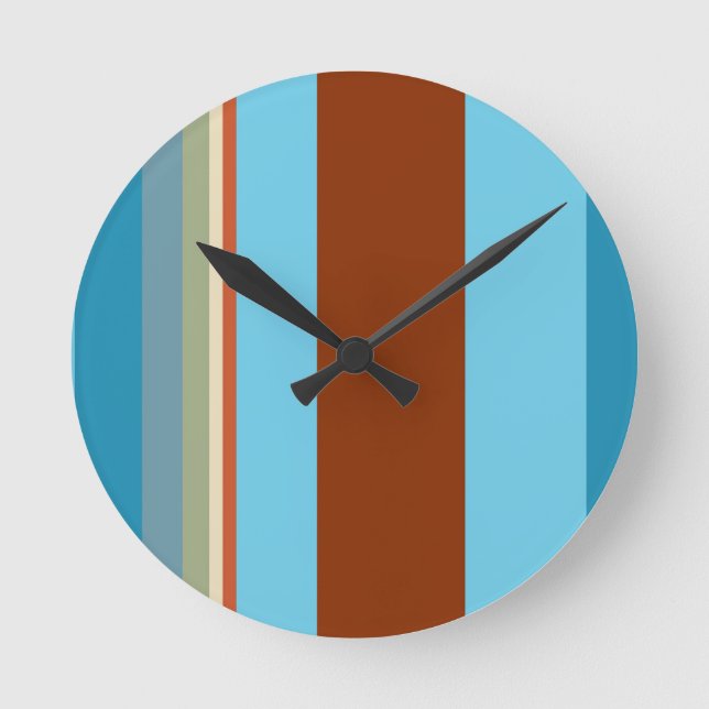 Southwest Stripes 23 Round Clock (Front)