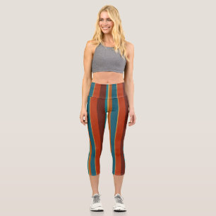 Southwest Stripes 29 Capri Leggings