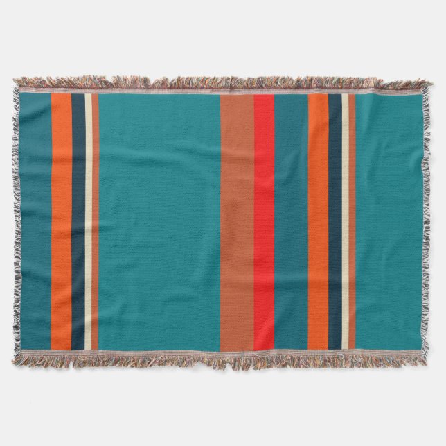 Southwest Stripes 29  Throw Blanket (Front)