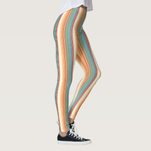 Southwest Stripes Muted Colour Leggings