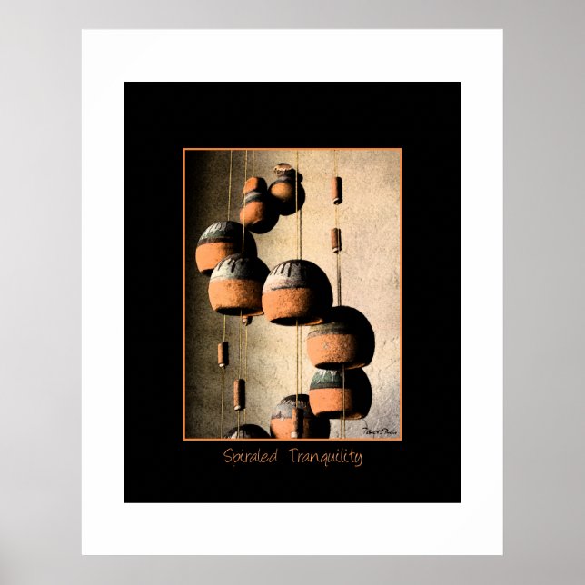 Southwest Style Clay Wind Chimes Still Life Poster (Front)