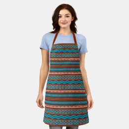 Southwest Style Geometric Cameron Gorge Design Apron