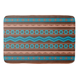Southwest Style Geometric Cameron Gorge Design Lg Bath Mat