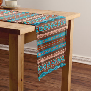 Southwest Style Geometric Cameron Gorge Design Long Table Runner