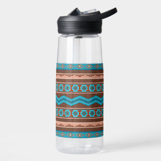 Southwest Style Geometric Cameron Gorge Design Water Bottle