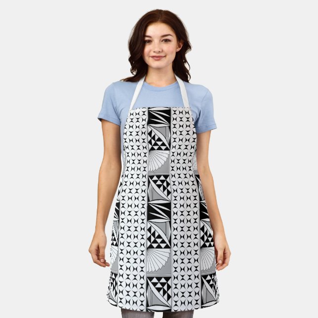 Southwest Sunrise in Grey Apron (Worn)
