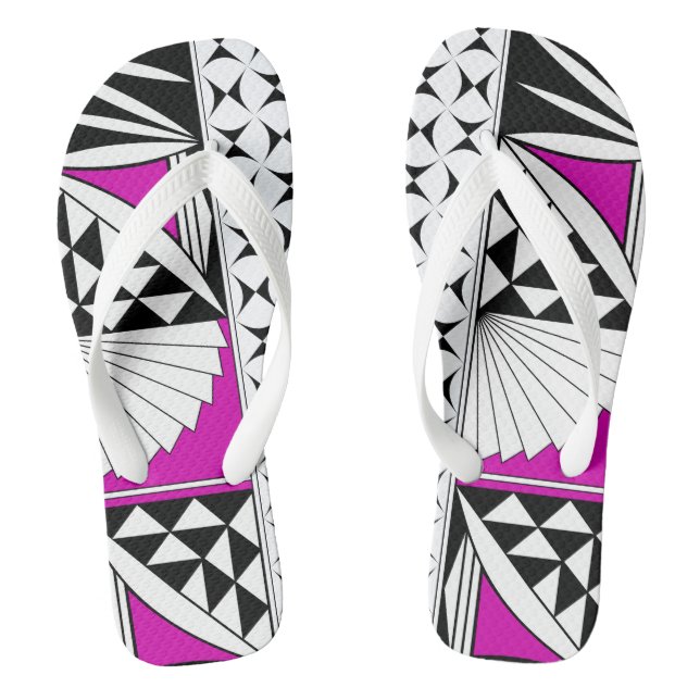 Southwest Sunrise in Pink Thongs (Footbed)