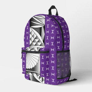 Southwest Sunrise in Purple Printed Backpack