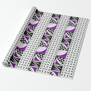 Southwest Sunrise in Purple Wrapping Paper