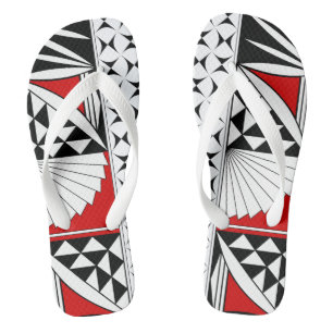 Southwest Sunrise in Red Thongs