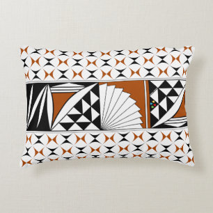 Southwest Sunrise in Rust Decorative Cushion