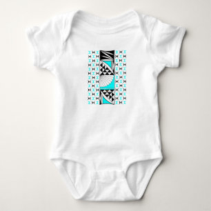 Southwest Sunrise in Turquoise Baby Bodysuit