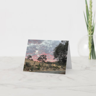 Southwest Sunrise Note Card