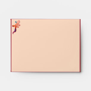Southwest Sunset Lizard Response Card Envelope