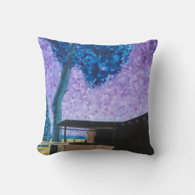 Southwest Sunset Throw Pillow (Front)