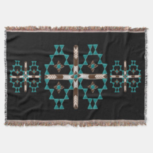 Southwest Symmetry Throw Blanket