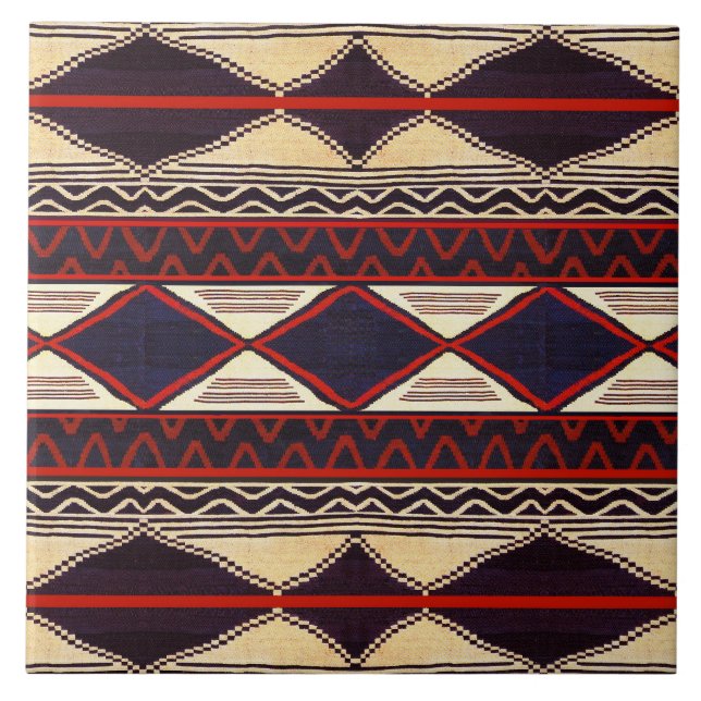 Southwest Tribal Ceramic Tile (Front)
