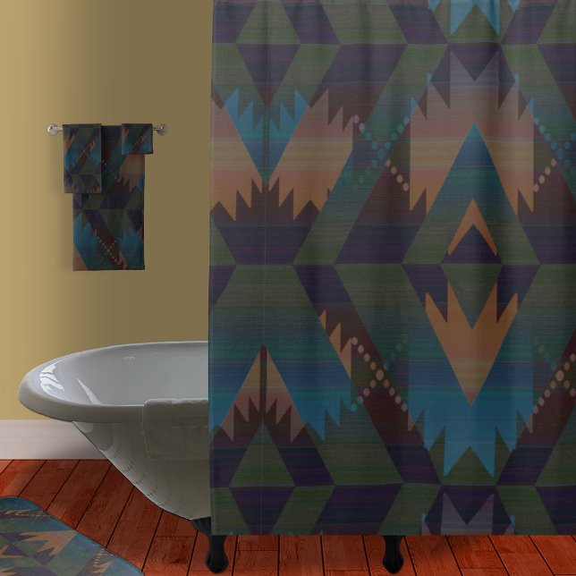 Southwest Tribal Pattern Shower Curtain (Creator Uploaded)