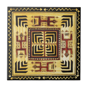 Southwest Tribal Spirits Ceramic Tile