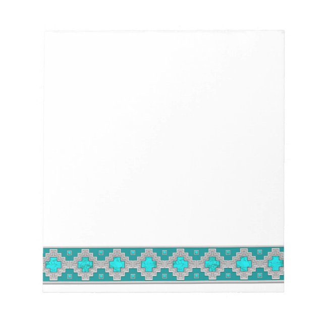 Southwest Turquoise Notepad (Front)