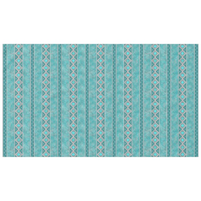 Southwest Turquoise Tablecloth (Front (Horizontal))