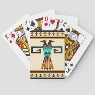 Southwest Twin Bird Head Playing Cards