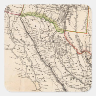 Southwest United States Square Sticker
