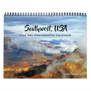 Southwest USA Fine Art Photography 2025 Calendar