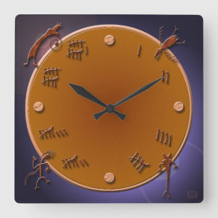 Southwest wall clock