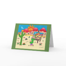 Southwest whimsical greeting cards