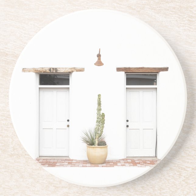 Southwest White Entry Coaster (Front)