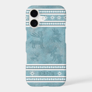 Southwest Winter Deer Snow Geometric Personalised