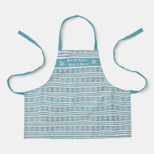 Southwest Winter Snowflake Pine Personalised Small Apron