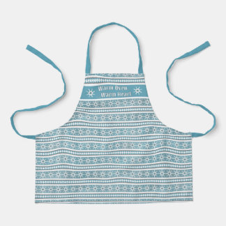 Southwest Winter Snowflake Pine Personalised Small Apron
